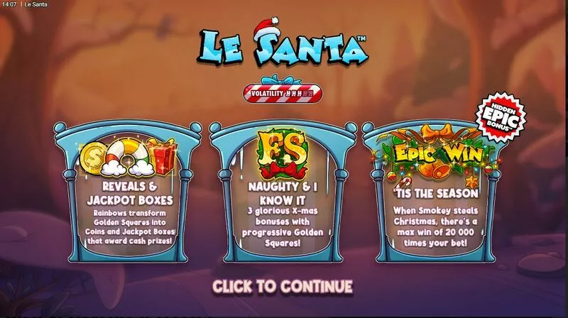 Le Santa Hacksaw Gaming Slot Game released in November 2025 - Bonus JackpotFree Spins