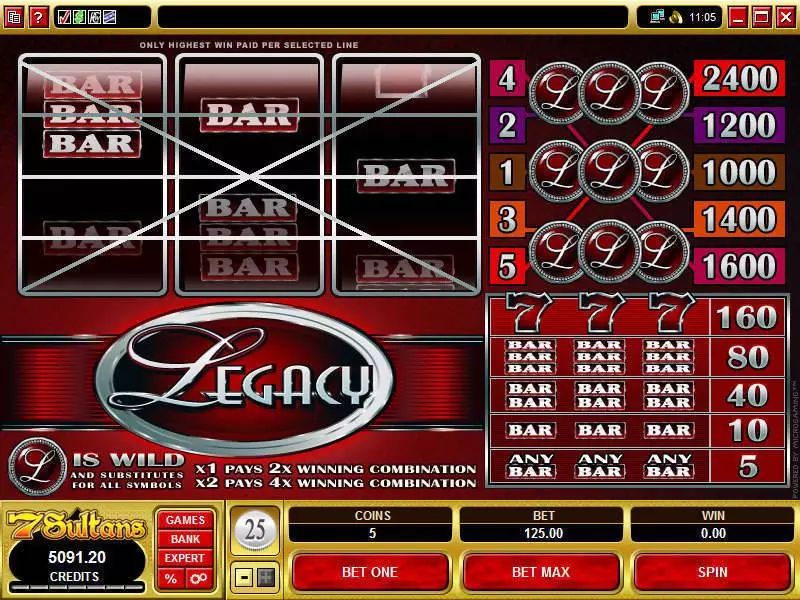 Legacy Microgaming Slot Game released in   - 