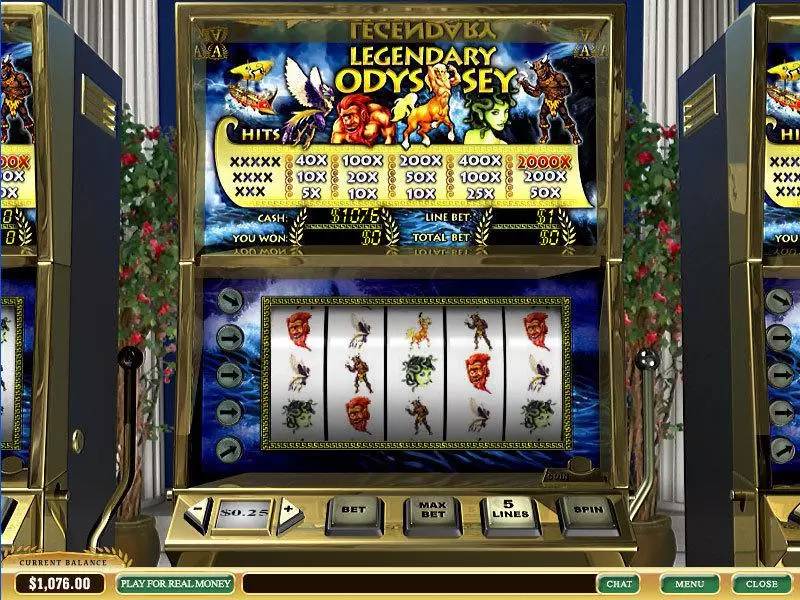 Legendary Odyssey PlayTech Slot Game released in   - 
