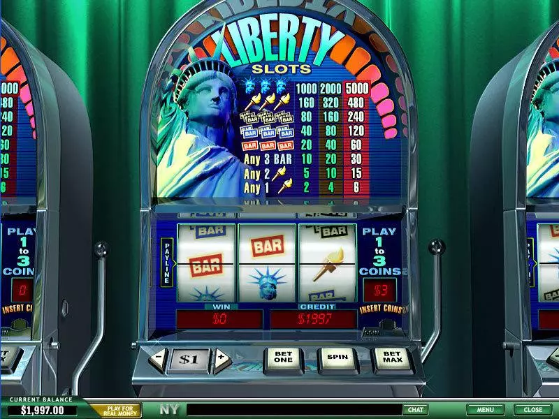 Liberty PlayTech Slot Game released in   - 
