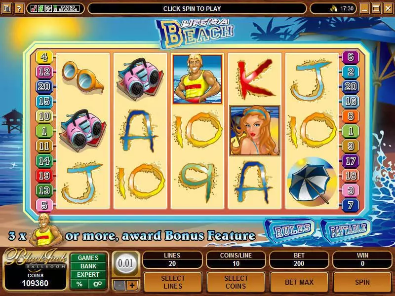 Lifes a Beach Microgaming Slot Game released in   - Second Screen Game