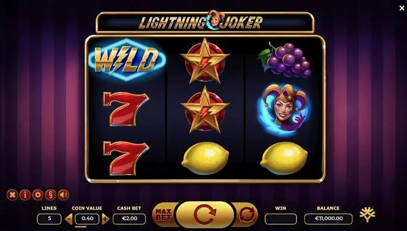 Lightning Joker Yggdrasil Slot Game released in June 2020 - 