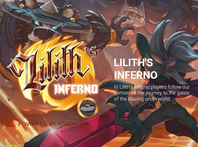 Lilith's Inferno  Yggdrasil Slot Game released in October 2019 - Free Spins
