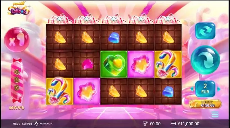 Lollipop AvatarUX Slot Game released in August 2022 - Free Spins