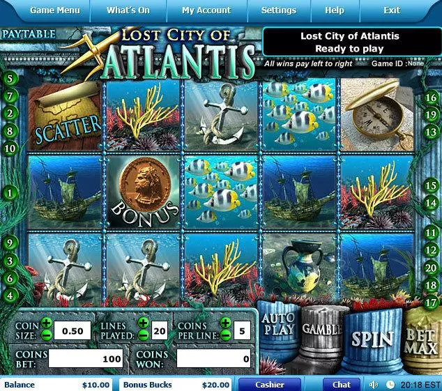 Lost City of Atlantis Leap Frog Slot Game released in   - Free Spins