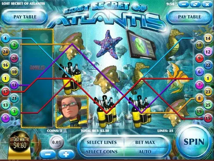 Lost Secrets of Atlantis Rival Slot Game released in November 2014 - Pick a Box