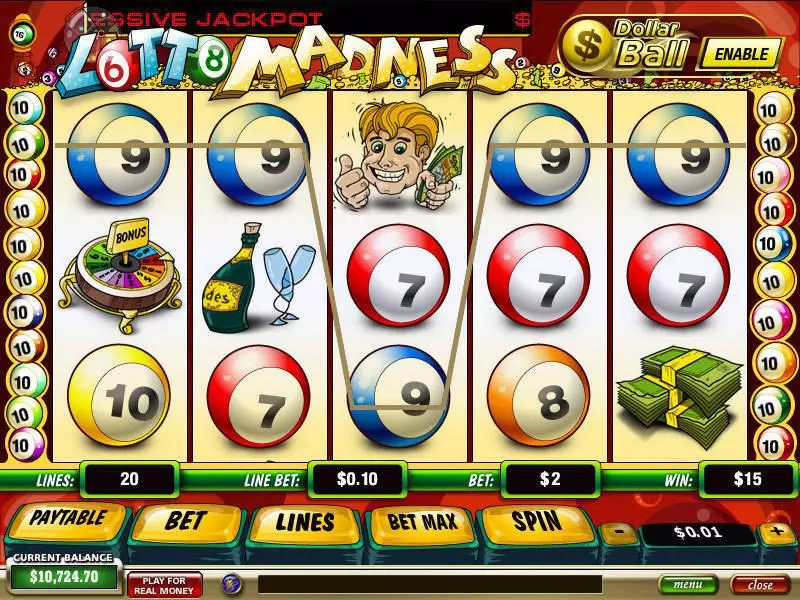 Lotto Madness PlayTech Slot Game released in   - Second Screen Game
