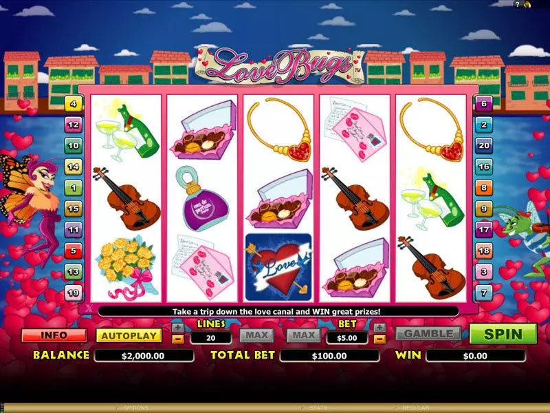 Love Bugs Microgaming Slot Game released in   - Free Spins