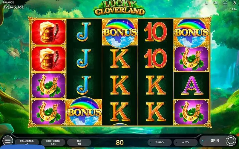 Lucky Cloverland Endorphina Slot Game released in May 2022 - Free Spins