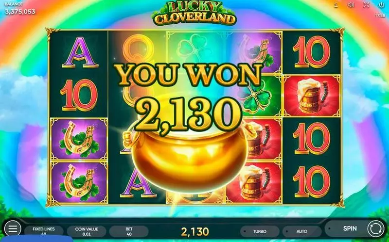 Lucky Cloverland Endorphina Slot Game released in May 2022 - Free Spins