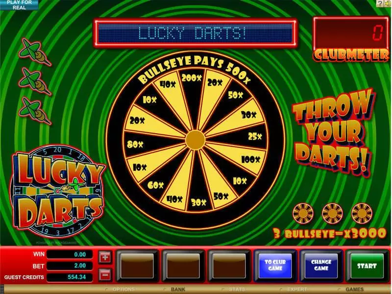 Lucky Darts Microgaming Slot Game released in   - Second Screen Game
