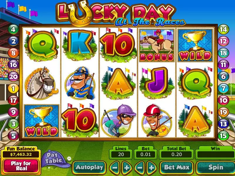 Lucky Day at the Races Topgame Slot Game released in   - Free Spins