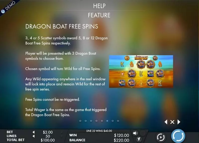 Lucky Dragon Boat Genesis Slot Game released in March 2017 - 