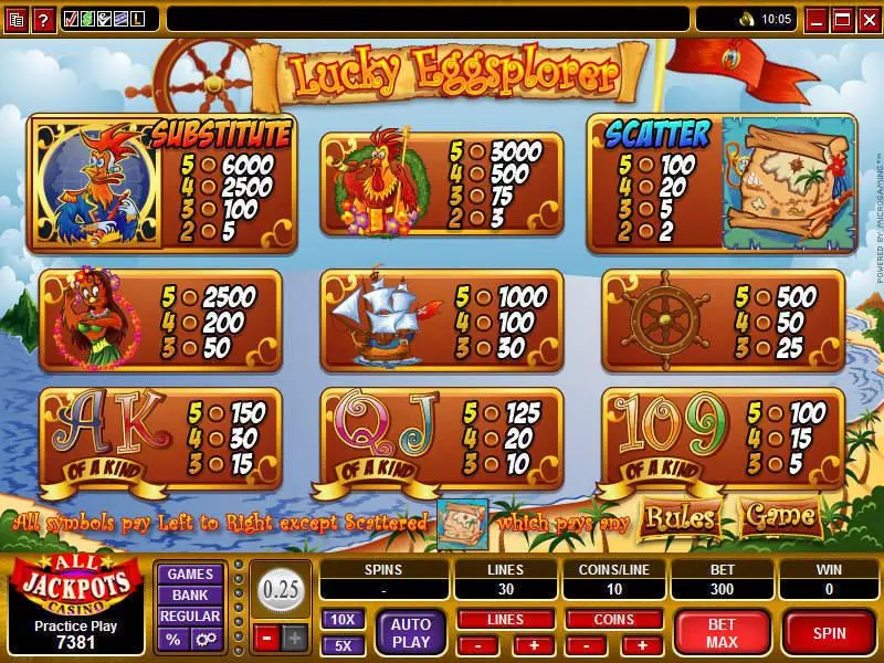 Lucky Eggsplorer Microgaming Slot Game released in   - Free Spins