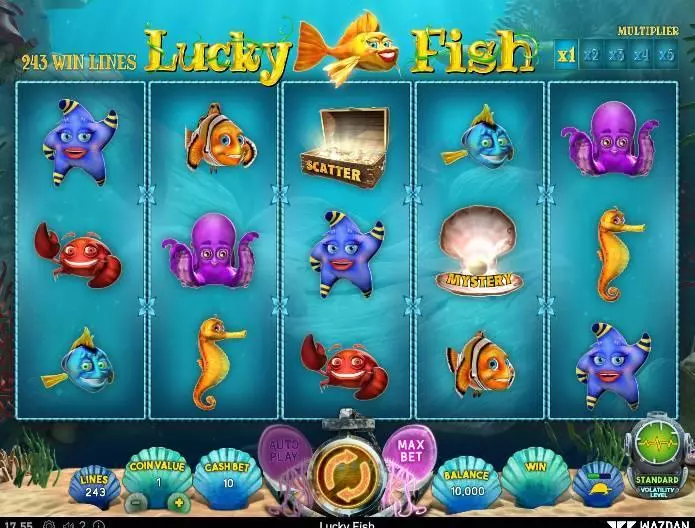 Lucky Fish Wazdan Slot Game released in July 2019 - Free Spins