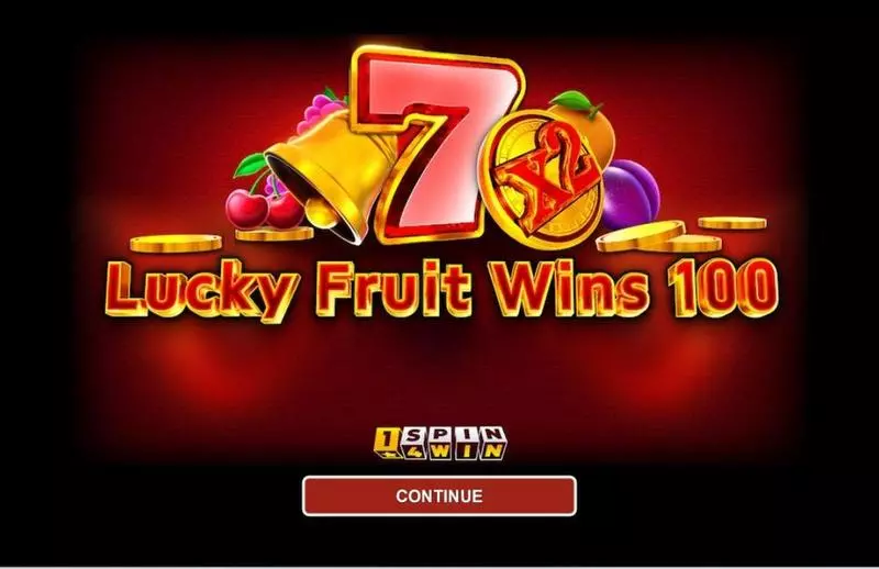 LUCKY FRUIT WINS 100 1Spin4Win Slot Game released in May 2024 - Multipliers