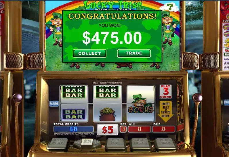 Lucky Irish WGS Technology Slot Game released in   - Multi Level
