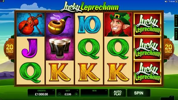 Lucky Leprechaun Microgaming Slot Game released in March 2015 - Free Spins