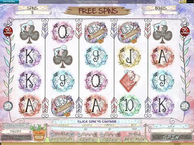 Lucky Rabbit's Loot Genesis Slot Game released in March 2012 - Free Spins