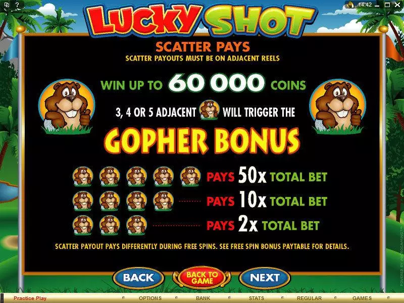 Lucky Shot Microgaming Slot Game released in   - Free Spins