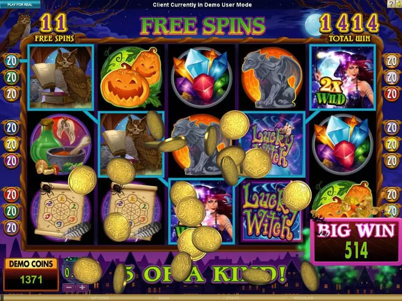 Lucky Witch Microgaming Slot Game released in   - Free Spins