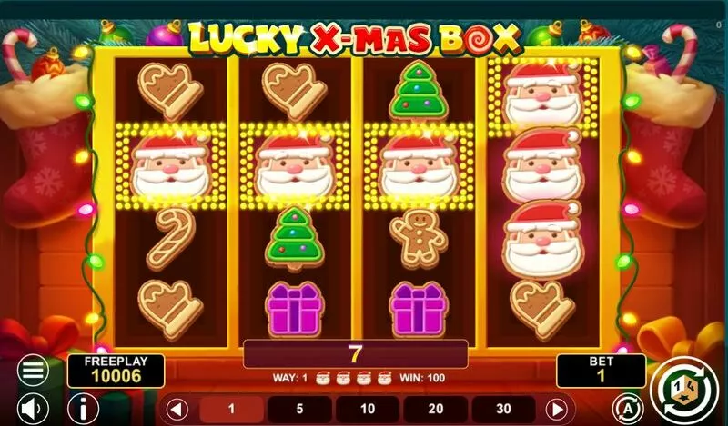 Lucky Xmas Box 1Spin4Win Slot Game released in December 2025 - Multipliers