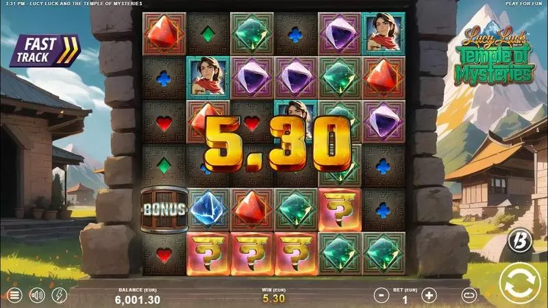 Lucy Luck and the Temple of Mysteries Slotmill Slot Game released in December 2023 - Free Spins