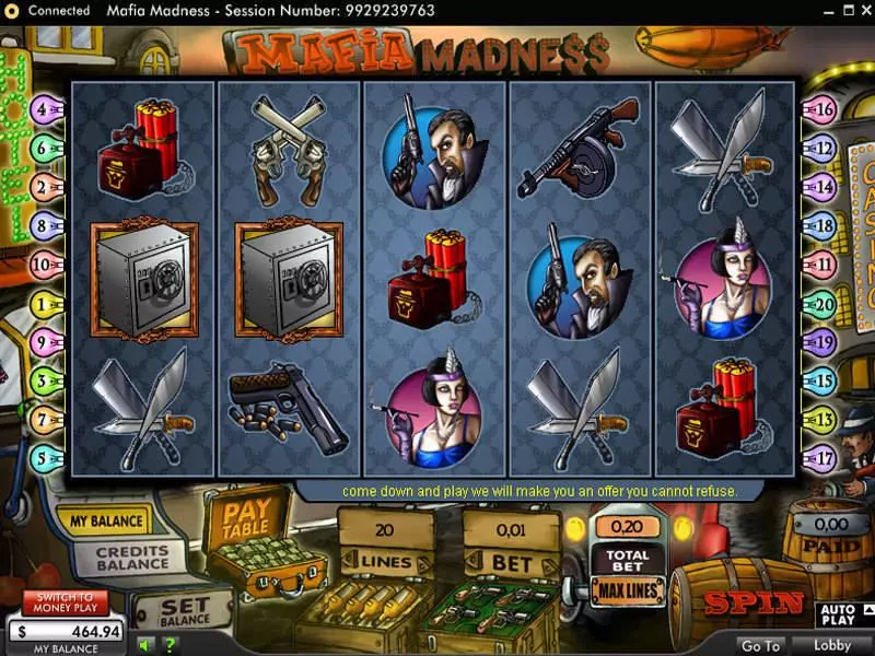 Mafia Madness 888 Slot Game released in   - Second Screen Game