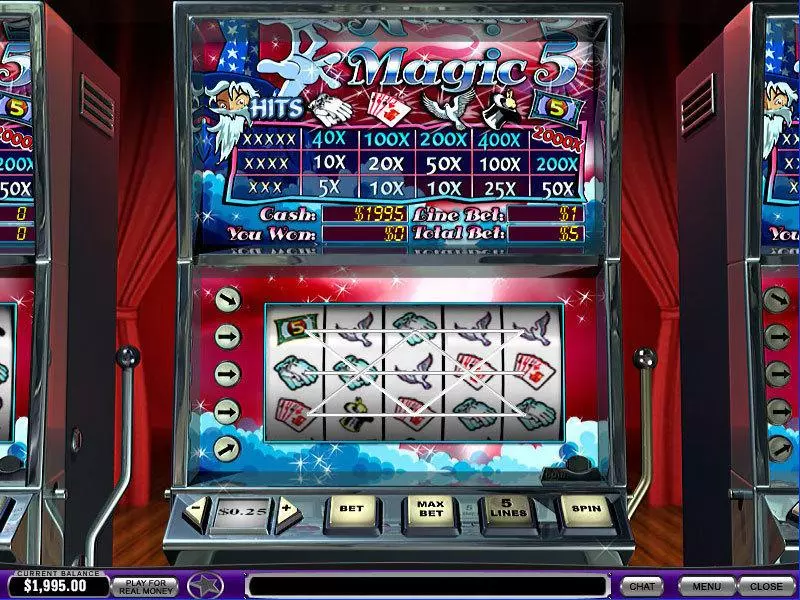 Magic 5 PlayTech Slot Game released in   - 