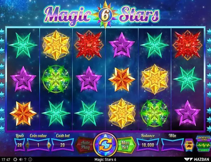 Magic Stars 6 Wazdan Slot Game released in April 2019 - Free Spins