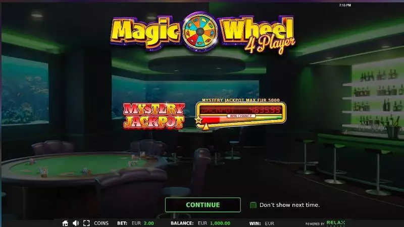 Magic Wheel 4 Player StakeLogic Slot Game released in January 2019 - Wheel of Fortune