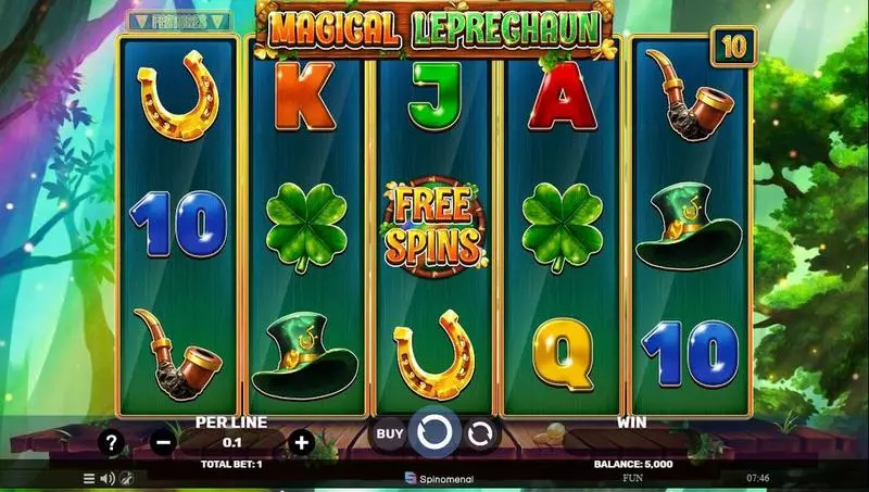 Magical Leprechaun Spinomenal Slot Game released in March 2024 - Free Spins