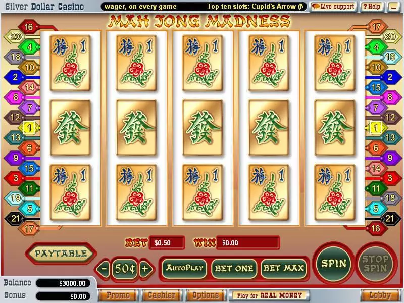 Mah Jong Madness WGS Technology Slot Game released in   - 
