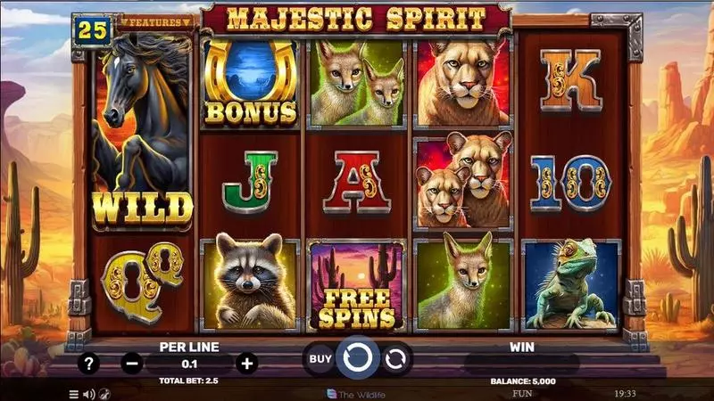 Majestic Spirit Spinomenal Slot Game released in September 2024 - Free Spins