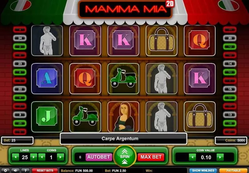 Mamma Mia 1x2 Gaming Slot Game released in   - Free Spins