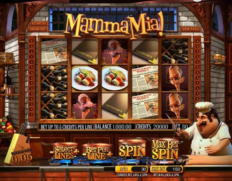 Mamma Mia BetSoft Slot Game released in   - Free Spins