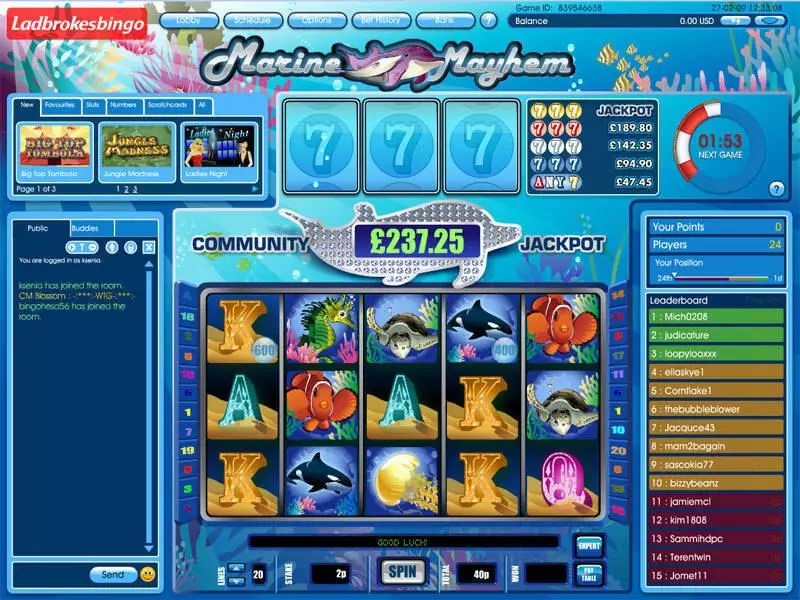 Marine Mayhem Virtue Fusion Slot Game released in   - Free Spins