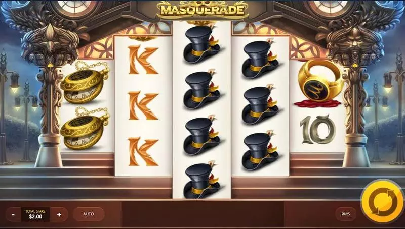 Mascquerade Red Tiger Gaming Slot Game released in December 2017 - 