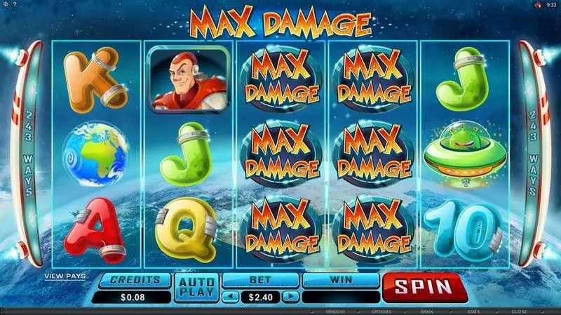 Max Damage Microgaming Slot Game released in November 2014 - Arcade Game