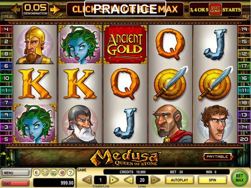 Medusa GTECH Slot Game released in   - Free Spins