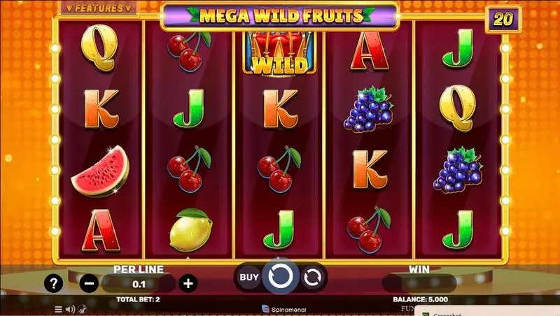 Mega Wild Fruits Spinomenal Slot Game released in May 2024 - Re-Spin