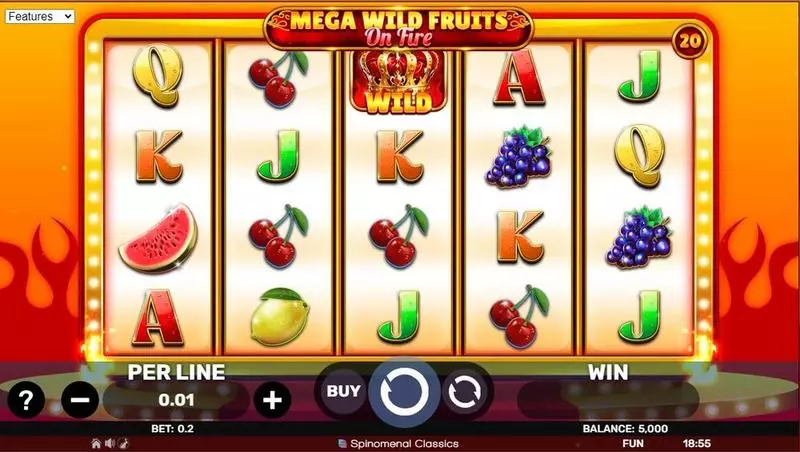 Mega Wild Fruits – On Fire Spinomenal Slot Game released in September 2024 - Re-Spin