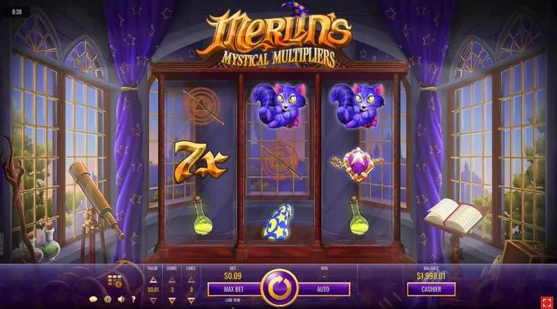 Merlin’s Mystical Multipliers Rival Slot Game released in October 2020 - 