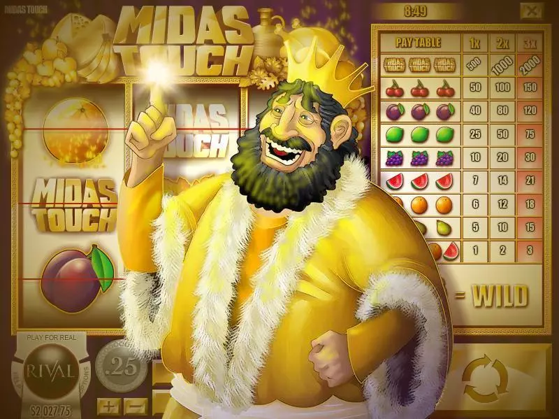 Midas Touch Rival Slot Game released in June 2017 - 
