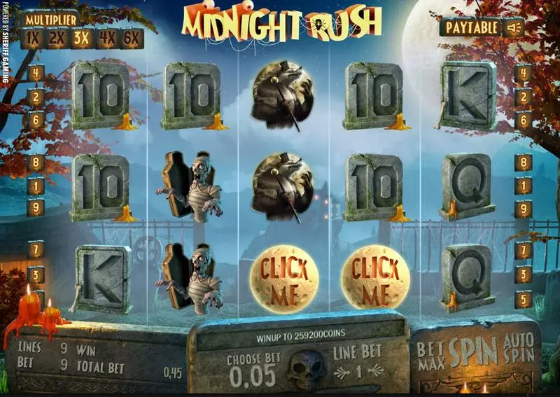 Midnight Rush Sheriff Gaming Slot Game released in   - Pick a Box