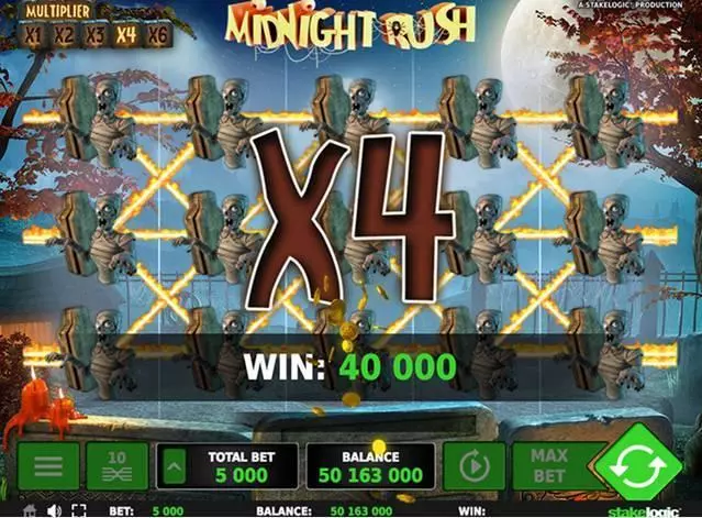 Midnight Rush StakeLogic Slot Game released in February 2018 - Pick a Box