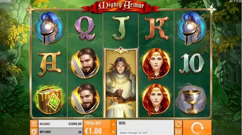 Mighty Arthur Quickspin Slot Game released in November 2017 - Free Spins