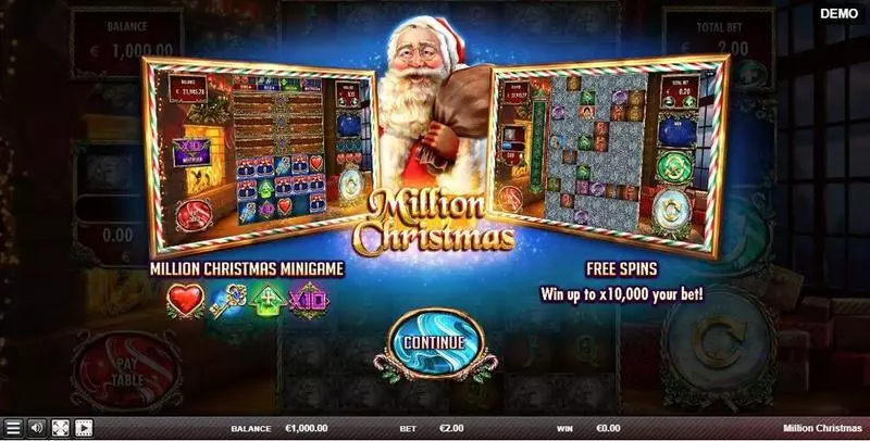 Million Christmas Red Rake Gaming Slot Game released in December 2022 - Minigame