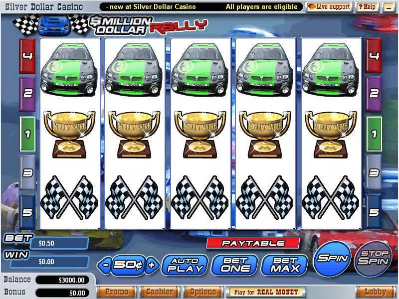 Million Dollar Rally WGS Technology Slot Game released in   - 