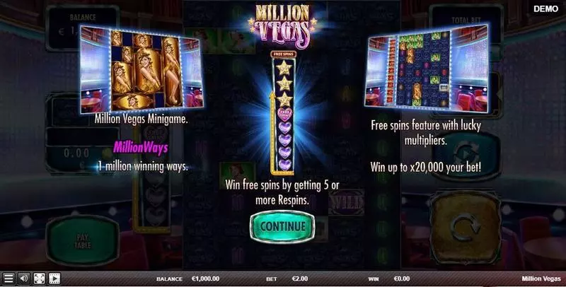 Million Vegas Red Rake Gaming Slot Game released in August 2023 - Accumulated Bonus
